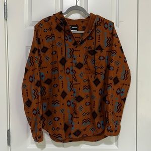 Original Use Mens Shirt Jacket Native American print